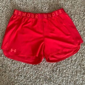 Women’s under armor athletic shorts. Size M